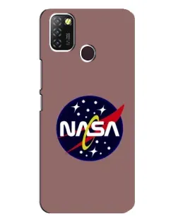 Чехол для Infinix Hot 10 Lite с картинкой «NASA — ретро космос» Чехол для Infinix Hot 10 Lite с картинкой «NASA — ретро космос»