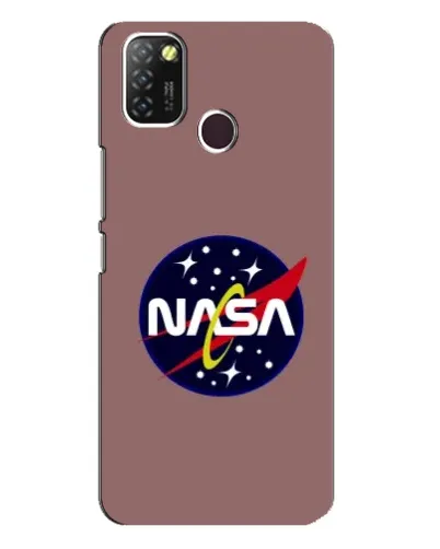 Чехол для Infinix Hot 10 Lite с картинкой «NASA — ретро космос»