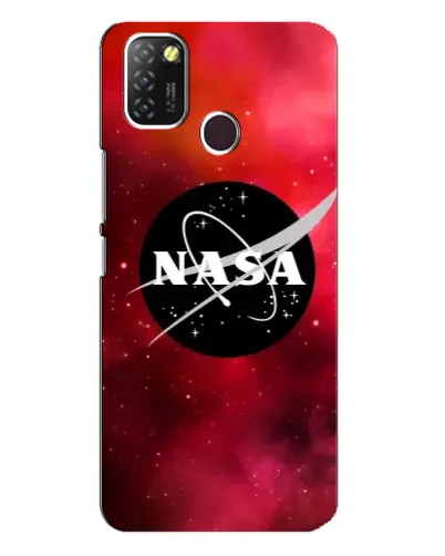Чехол для Infinix Hot 10 Lite с картинкой «NASA — красная туманность»