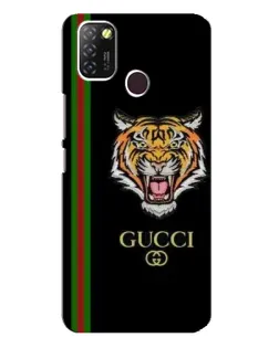 Чехол для Infinix Hot 10 Lite с картинкой «Тигр Gucci»