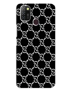 Чехол для Infinix Hot 10 Lite с картинкой «Gucci — сетчатый паттерн»