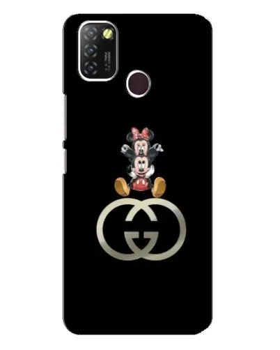 Чехол для Infinix Hot 10 Lite с картинкой «Минни Маус на лого» Чехол для Infinix Hot 10 Lite с картинкой «Минни Маус на лого»