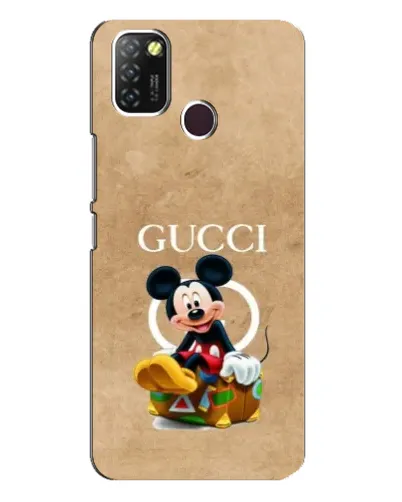 Чехол для Infinix Hot 10 Lite с картинкой «Микки Маус Gucci — крафт» Чехол для Infinix Hot 10 Lite с картинкой «Микки Маус Gucci — крафт»