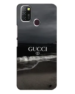 Чехол для Infinix Hot 10 Lite с картинкой «Gucci — морской прибой»