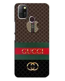 Чехол для Infinix Hot 10 Lite с картинкой «Gucci — брендированный десерт»