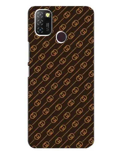 Чехол для Infinix Hot 10 Lite с картинкой «Gucci — золотые диагонали» Чехол для Infinix Hot 10 Lite с картинкой «Gucci — золотые диагонали»