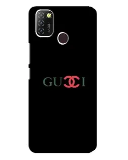 Чехол для Infinix Hot 10 Lite с картинкой «Gucci — красный градиент»
