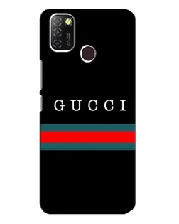 Чехол для Infinix Hot 10 Lite с картинкой «Gucci — красный пояс»