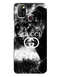 Чехол для Infinix Hot 10 Lite с картинкой «Gucci — дикая природа»