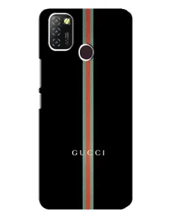 Чехол для Infinix Hot 10 Lite с картинкой «Gucci — строгая линия»