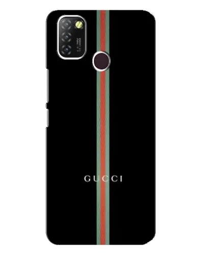 Чехол для Infinix Hot 10 Lite с картинкой «Gucci — строгая линия» Чехол для Infinix Hot 10 Lite с картинкой «Gucci — строгая линия»