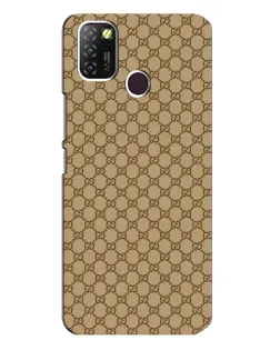 Чехол для Infinix Hot 10 Lite с картинкой «Gucci — классический беж»