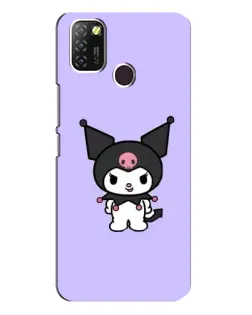 Чехол для Infinix Hot 10 Lite с картинкой «Kuromi — нежный фиолетовый»