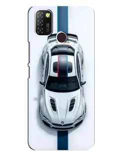 Чехол для Infinix Hot 10 Lite с картинкой «Вид сверху — BMW M»