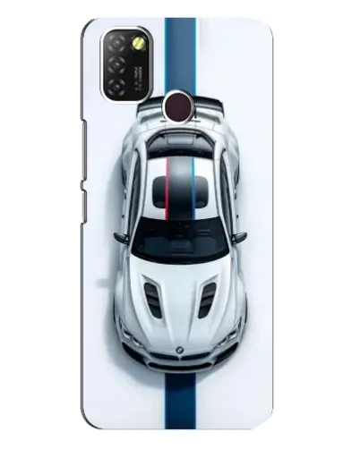 Чехол для Infinix Hot 10 Lite с картинкой «Вид сверху — BMW M» Чехол для Infinix Hot 10 Lite с картинкой «Вид сверху — BMW M»