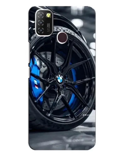 Чехол для Infinix Hot 10 Lite с картинкой «Колесо BMW вблизи» Чехол для Infinix Hot 10 Lite с картинкой «Колесо BMW вблизи»