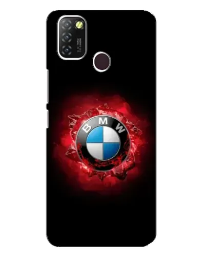 Чехол для Infinix Hot 10 Lite с картинкой «Логотип BMW — вспышка» Чехол для Infinix Hot 10 Lite с картинкой «Логотип BMW — вспышка»