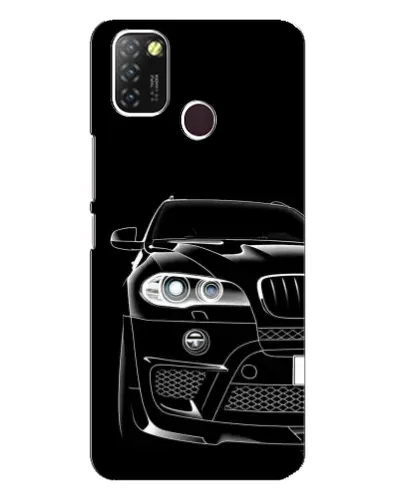 Чехол для Infinix Hot 10 Lite с картинкой «Темный силуэт BMW» Чехол для Infinix Hot 10 Lite с картинкой «Темный силуэт BMW»