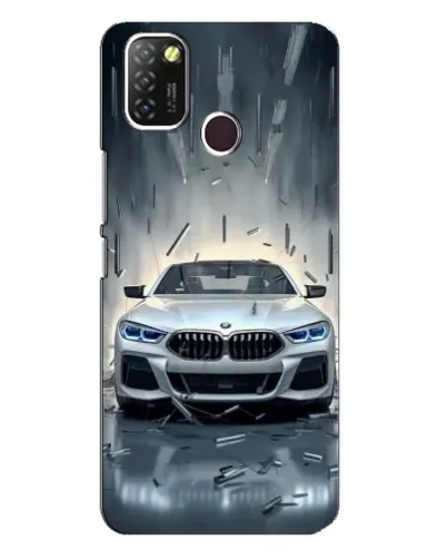 Чехол для Infinix Hot 10 Lite с картинкой «BMW в свете фар» Чехол для Infinix Hot 10 Lite с картинкой «BMW в свете фар»