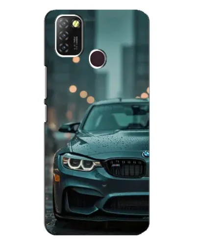 Чехол для Infinix Hot 10 Lite с картинкой «BMW в огнях города» Чехол для Infinix Hot 10 Lite с картинкой «BMW в огнях города»