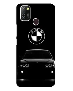 Чехол для Infinix Hot 10 Lite с картинкой «BMW — взгляд из темноты»