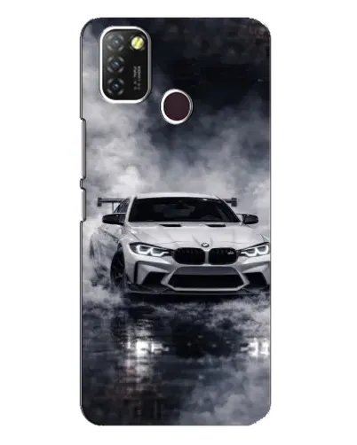 Чехол для Infinix Hot 10 Lite с картинкой «BMW сквозь туман» Чехол для Infinix Hot 10 Lite с картинкой «BMW сквозь туман»