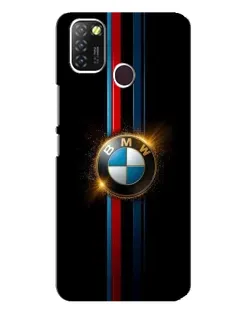 Чехол для Infinix Hot 10 Lite с картинкой «BMW M-Power неон»