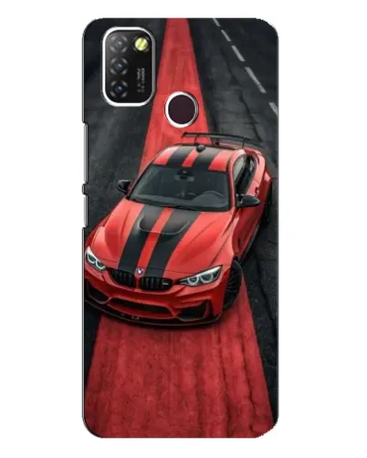 Чехол для Infinix Hot 10 Lite с картинкой «BMW на красной дорожке» Чехол для Infinix Hot 10 Lite с картинкой «BMW на красной дорожке»