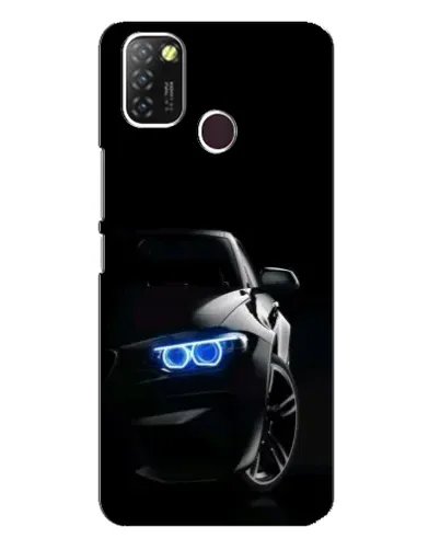 Чехол для Infinix Hot 10 Lite с картинкой «BMW — ночной взгляд» Чехол для Infinix Hot 10 Lite с картинкой «BMW — ночной взгляд»