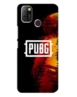 Чехол для Infinix Hot 10 Lite с картинкой «Яркий логотип PUBG»
