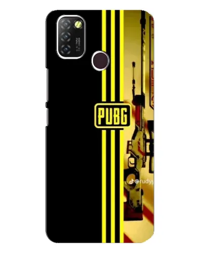 Чехол для Infinix Hot 10 Lite с картинкой «PUBG — камуфляжный шлем»