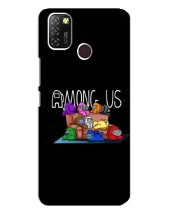 Чехол для Infinix Hot 10 Lite с картинкой «Логотип Among Us»