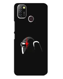Чехол для Infinix Hot 10 Lite с картинкой «Among Us шлем» Чехол для Infinix Hot 10 Lite с картинкой «Among Us шлем»