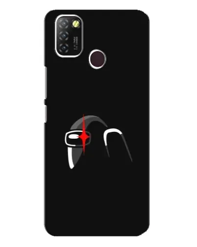 Чехол для Infinix Hot 10 Lite с картинкой «Among Us шлем»
