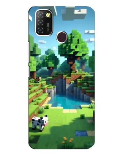 Чехол для Infinix Hot 10 Lite с картинкой «Minecraft летний день» Чехол для Infinix Hot 10 Lite с картинкой «Minecraft летний день»