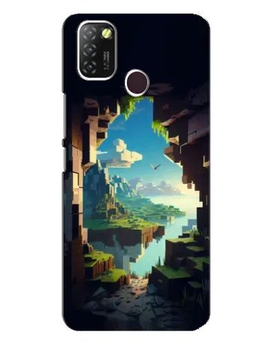 Чехол для Infinix Hot 10 Lite с картинкой «Вид из пещеры» Чехол для Infinix Hot 10 Lite с картинкой «Вид из пещеры»