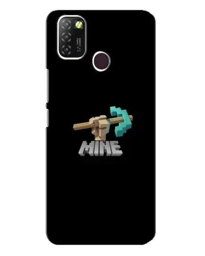 Чехол для Infinix Hot 10 Lite с картинкой «Алмазная кирка» Чехол для Infinix Hot 10 Lite с картинкой «Алмазная кирка»