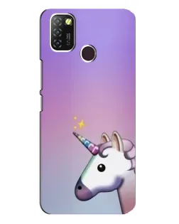 Чехол для Infinix Hot 10 Lite с картинкой «Единорог градиент»