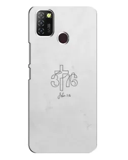 Чохол для Infinix Hot 10 Lite з картинкою «Івана 3:16 Хрест» Чохол для Infinix Hot 10 Lite з картинкою «Івана 3:16 Хрест»