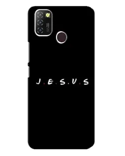Чехол для Infinix Hot 10 Lite с картинкой «Точки веры J.E.S.U.S.»