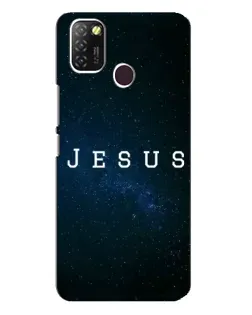 Чехол для Infinix Hot 10 Lite с картинкой «Звездное небо Jesus»