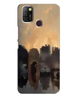 Чехол для Infinix Hot 10 Lite с картинкой «Дорога к вере»