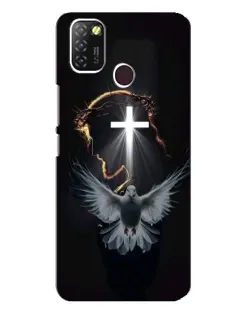 Чехол для Infinix Hot 10 Lite с картинкой «Голубь и Свет»