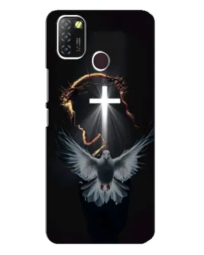 Чехол для Infinix Hot 10 Lite с картинкой «Голубь и Свет»