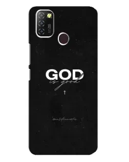 Чехол для Infinix Hot 10 Lite с картинкой «GOD — Бог над всем»