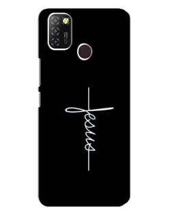 Чехол для Infinix Hot 10 Lite с картинкой «Тонкая линия веры»