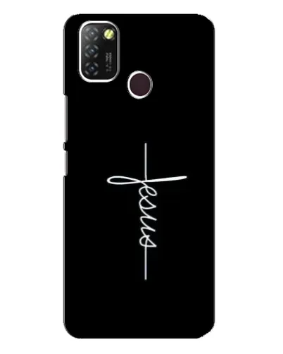 Чехол для Infinix Hot 10 Lite с картинкой «Тонкая линия веры»