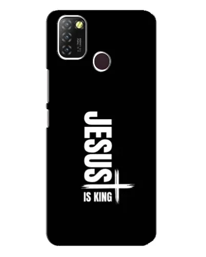 Чехол для Infinix Hot 10 Lite с картинкой «Вертикаль веры Jesus»