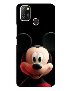 Чехол для Infinix Hot 10 Lite с картинкой «Улыбающийся Микки Маус»