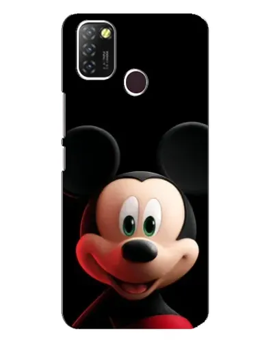 Чехол для Infinix Hot 10 Lite с картинкой «Улыбающийся Микки Маус»